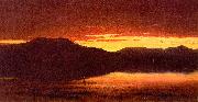 Sanford Robinson Gifford Twilight at Mt Merino Spain oil painting artist